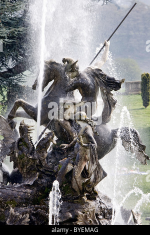 Witley Court fountain Stock Photo