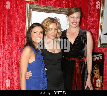 Eva Longoria, Felicity Huffman, and Brenda Strong Book launch of Felicity Huffman and Patricia Wolff's new book' A Practical Stock Photo