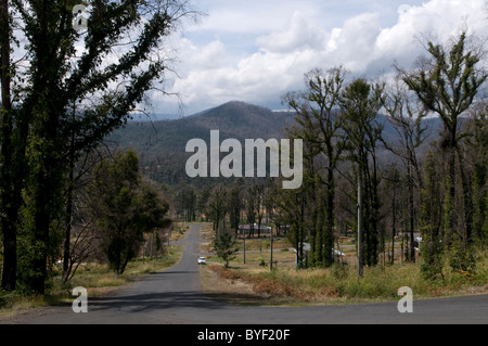 Marysville, a year after the devastating fires Stock Photo