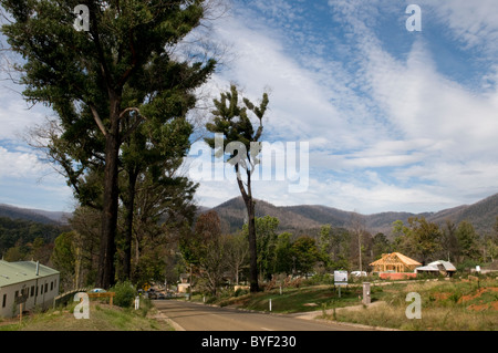 Marysville, a year after the devastating fires Stock Photo