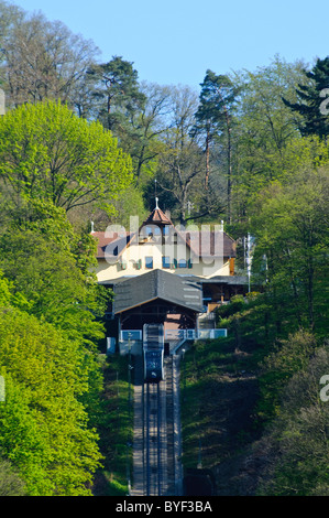 Heidelberg, modern funicular railway, Baden-Wurttemberg, Germany Stock Photo