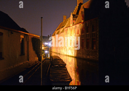 Tourist sights in Bruges - setting of cult film 'In Bruges'. Stock Photo