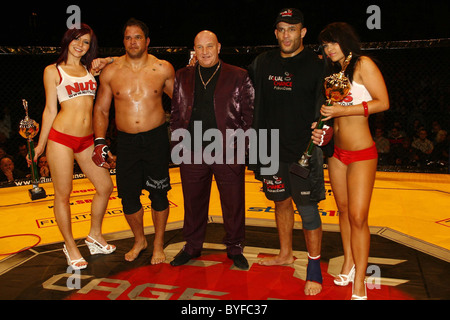 Mostapha Al Turk Cage Rage fighting at Wembley Arena London, England - 10.02.07 Stock Photo