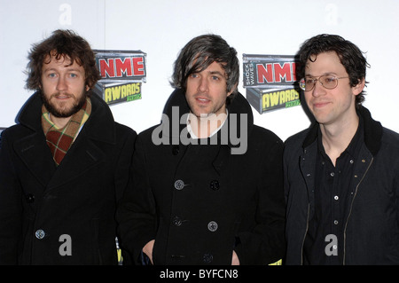 We Are Scientists NME Awards 2007 at the Hammersmith Palais on Shepherds Bush Road - Arrivals London, England - 01.03.07 Stock Photo