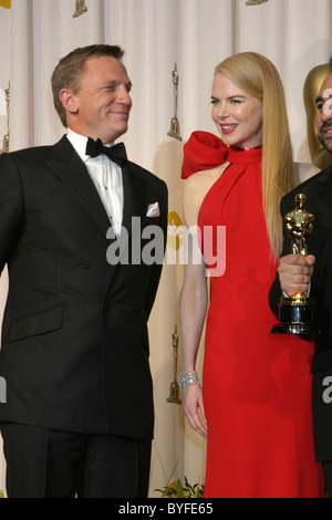 Daniel Craig and Nicole Kidman The 79th Annual Academy Awards (Oscars) - Arrivals Kodak Theater Hollywood, California - Stock Photo