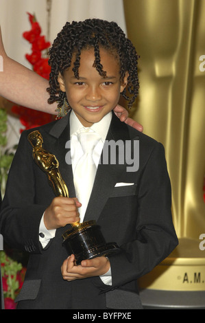 Jaden Smith The 79th Annual Academy Awards (Oscars) - Press Room Kodak Theater Hollywood, California - 25.02.07 Stock Photo