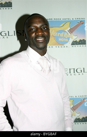 Akon Body English night club inside the Hard Rock Hotel Las Vegas, Nevada - 18.02.07 Stock Photo