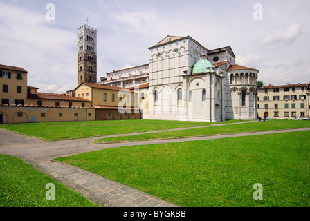 Lucca Kathedrale - Lucca cathedral 01 Stock Photo