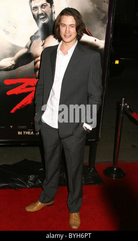 Tom Wisdom at the premiere of '300' held at Grauman's Chinese Theater - Arrivals Hollywood, California - 05.03.07 Stock Photo