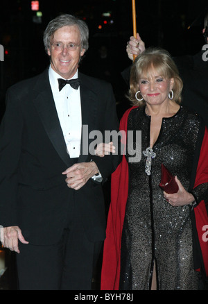 Barbara Walters Sir Elton John's 60th birthday party held at Cathedral Church of St. John the Divine - Arrivals New York City, Stock Photo