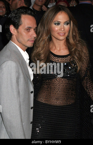 Jennifer Lopez and Marc Anthony CD Release Party for Jennifer Lopez's new album 'Como Ama Una Mujer' held at Spotlight - Stock Photo