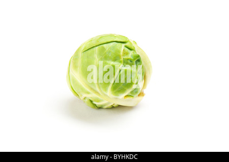 Brussels sprouts on white background Stock Photo