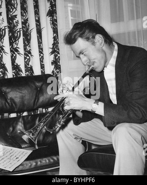 JOHN BARRY (1933-2011) film score composer at his London home in 1959 Stock Photo