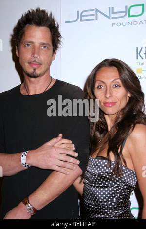 Chris Cornell, Vicky Cornell Vegas Grand Prix Charity Gala held at the Bellagio Hotel and Casino Las Vegas, Nevada - 05.04.07 Stock Photo