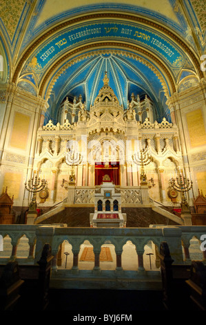 Interior of The Szeged Synagogue, Eclectic Style. Hungary Stock Photo