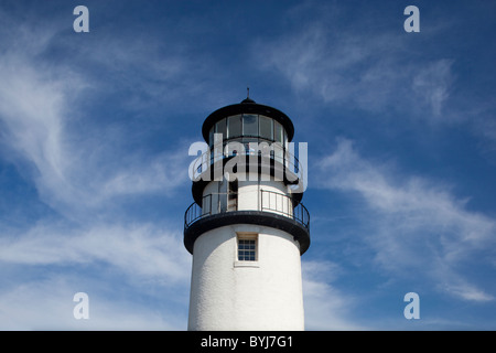 USA, Massachusetts, Cape Cod National Seashore, Highland Lighthouse on spring afternoon Stock Photo