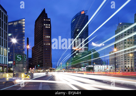 Building facades in Potsdamer Platz, Berlin, Germany Stock Photo