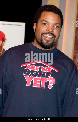 Ice Cube Photocall for the new film 'Are We There Yet?' at the Apollo Theatre New York City, USA - 03.04.07 Stock Photo