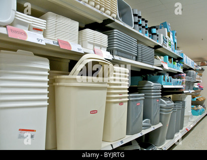 Interior of large store showing the wide range of merchandise available. Stock Photo