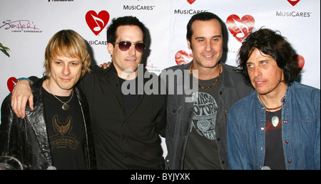 Ray Luzier, Richard Patrick, Robert DeLeo and Dean DeLeo from Army of Anyone The 3rd Annual Musicares Map Fund Benefit Concert Stock Photo