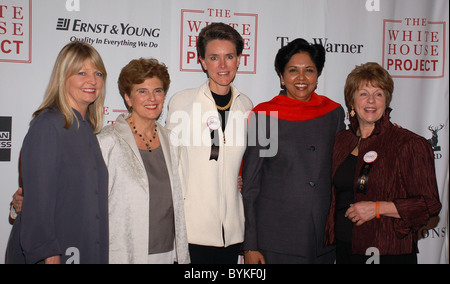 Nancy Hult Ganis, Marie Wilson, Indra K. Nooyi and guests The White House Projects 2007 EPIC Awards, held at The Museum Of Stock Photo