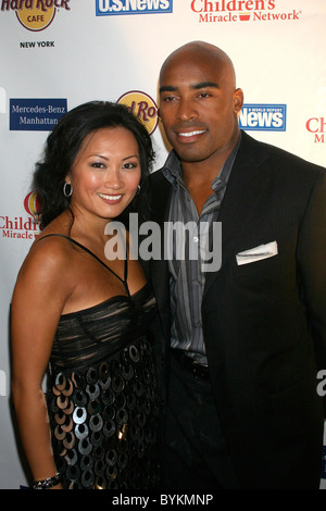 MTL Black and Asian Couples - Tiki Barber with Wife (Ginny Cha