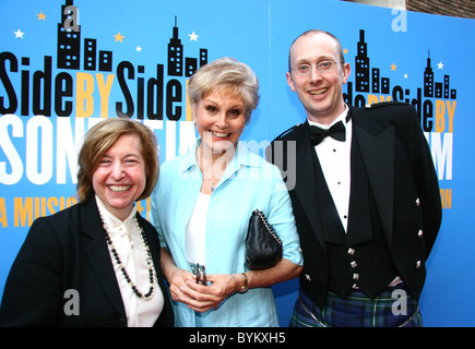 Angela Rippon and guests Side By Side aftershow celebrity update, held at The Venue London, England - 01.05.07 Stock Photo