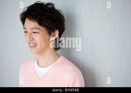 Young man smiling Stock Photo