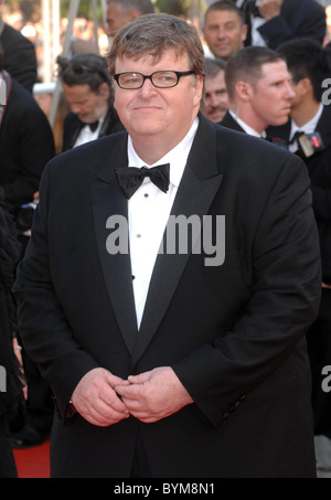 Michael Moore 2007 Cannes Film Festival Day 5 - 'Chacun Son Cinema' Premiere Cannes, France - 20.05.07 Stock Photo