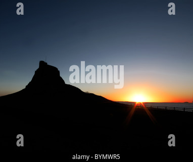 Two days on Holy Island, the island in winter Stock Photo