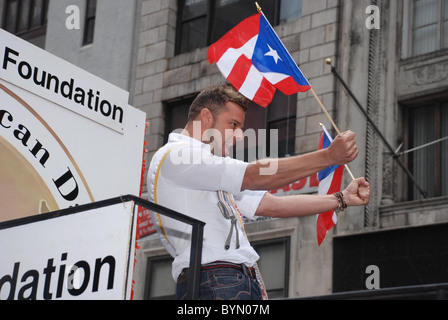 Ricky Martin The 50th annual National Puerto Rican Day parade along 5th Avenue New York City, USA - 10.06.07 Stock Photo