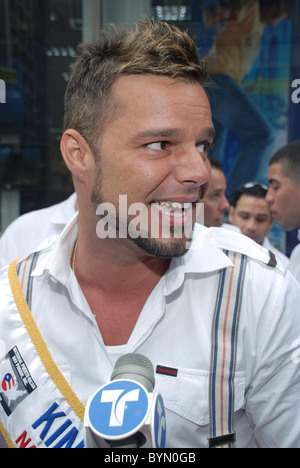 Ricky Martin The 50th annual National Puerto Rican Day parade along 5th Avenue New York City, USA - 10.06.07 Stock Photo