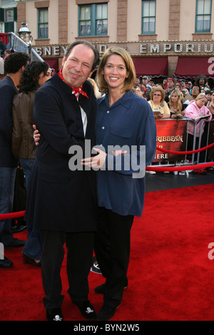 Hans Zimmer and his wife World Premiere of Walt Disney Pictures 'Pirates Of The Caribbean: At World's End' held at Disneyland Stock Photo