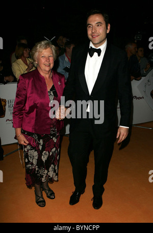 David Walliams and mother, Kathleen Williams The British Academy Television Awards (BAFTAS) Aftershow Party held at The Natural Stock Photo