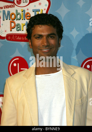 Sendhil Ramamurthy LG Mobile Phones presents LG's Mobile TV Party, a salute to the beloved TV shows and stars of yesteryear, Stock Photo