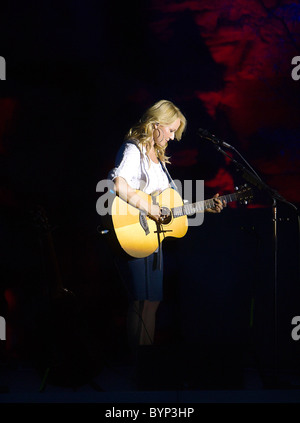 Jewel performing in concert at The Springs Preserve grand opening Las Vegas, Nevada - 09.06.07 Stock Photo