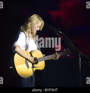 Jewel performing in concert at The Springs Preserve grand opening Las Vegas, Nevada - 09.06.07 Stock Photo