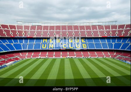 Nou Camp Stadium Barcelona Spain Stock Photo