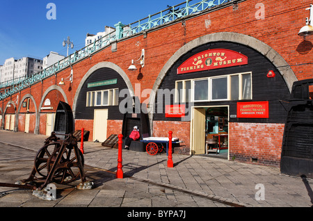 The Fishing Museum on the seafront at Brighton, East Sussex, England Stock Photo