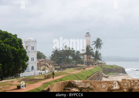 Galle lighthouse, Sri Lanka Stock Photo