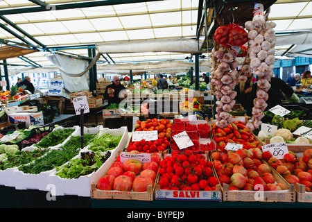 Produce Displayed at Rialto Food Market, Venice, Italy