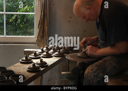 Potter at work Stock Photo