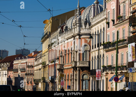 Principe Real neighborhood, Lisbon, Portugal Stock Photo