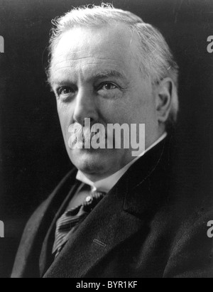 DAVID LLOYD GEORGE (1863-1945) British Liberal politician and statesman as Prime Minister in 1919 Stock Photo