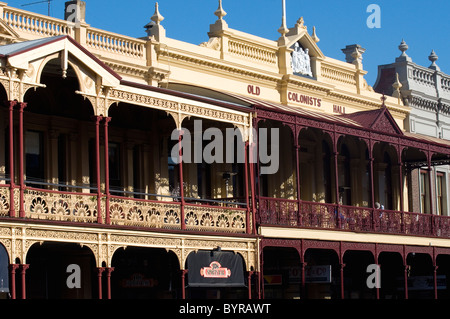 Victorian facades in Lydiard Street North, Ballarat, Victoria, Australia Stock Photo