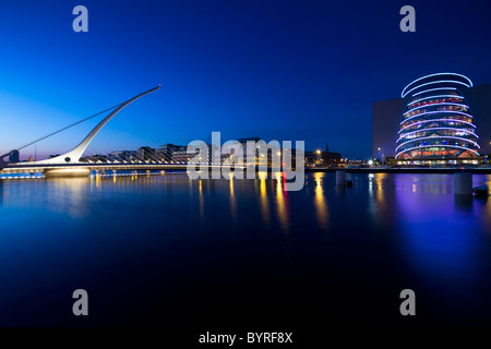 Samuel Beckett bridge, Dublin Stock Photo