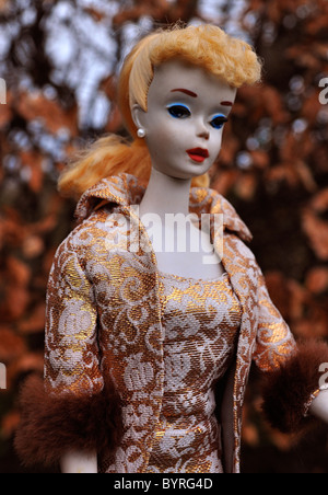 Original vintage barbie doll by mattel hi-res stock photography