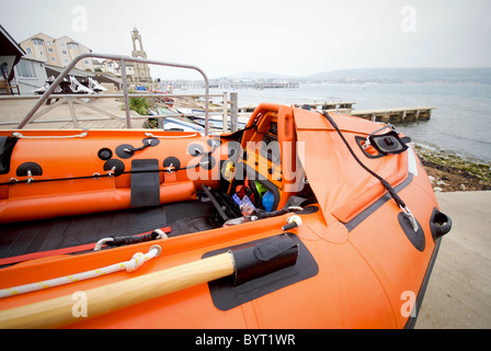 Swanage Hampshire England UK Beach Lifeboat Stock Photo