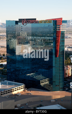 Planet Hollywood Towers Westgate hotel resort casino, Las Vegas, Nevada, USA Stock Photo