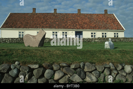 The area around Hå gamle prestegård, Jæren, Norway Stock Photo